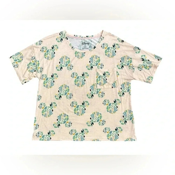 Disney Women’s Shirt Size Small Mickey Mouse Pink - Picture 1 of 6